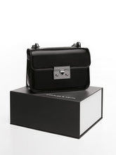 Charles & Ke*th - Alva Patent Push-Lock Chain Bag - Black (No Gift Box)